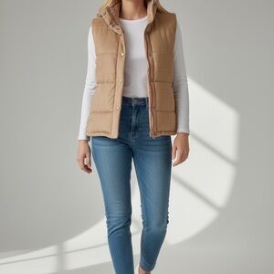 BeCool Tan Puffer Vest